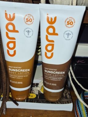 Carpe Sweat Resistant Sunscreen Body Lotion - New